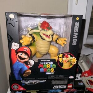 Super Mario Bros Movie Bowser Action Figure - Multicolor